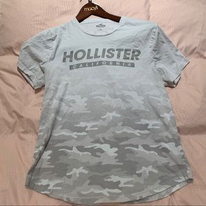 White Camo short sleeve tee